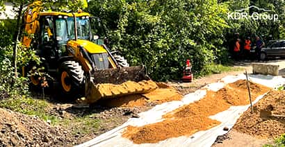 Цена строительства дорог за м2