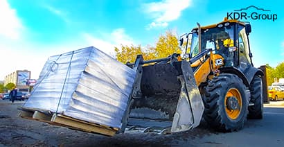 Аренда экскаватора погрузчика JCB 3CX SUPER с вилами