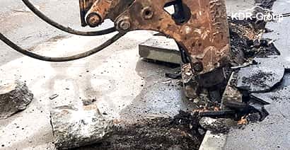 Демонтаж бетона