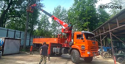 Аренда манипулятора КАМАЗ с люлькой