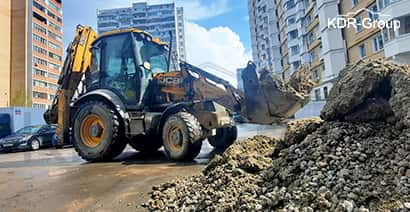 Строительство дорог в Подмосковье