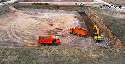 Разработка котлованов и траншей