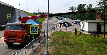 Аренда манипулятора КАМАЗ с люлькой