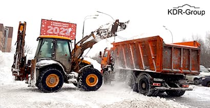 Вывоз снега с погрузкой