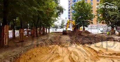 Строительство дорог в Москве