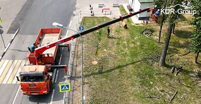 Аренда манипулятора КАМАЗ с люлькой