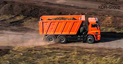 Вывоз грунта самосвалами