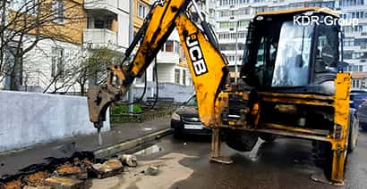 Укладка бордюра