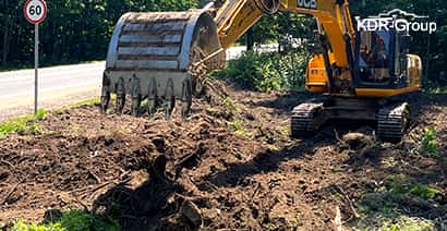 Корчевание пней