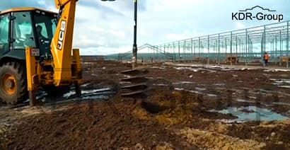 Аренда экскаватора погрузчика JCB 3CX SUPER с буром