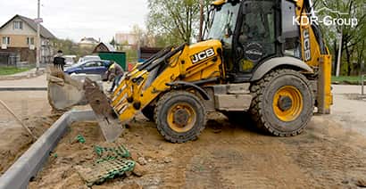 Строительство дорог в коттеджном поселке