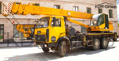 Аренда автокрана в Раменском 25т КАМАЗ КС 55713-1