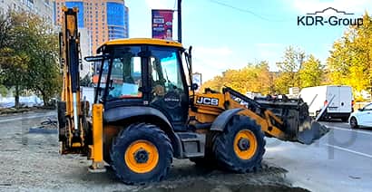 Аренда экскаватора погрузчика JCB 3CX SUPER с вилами