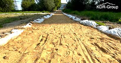 Строительство дорог в Москве