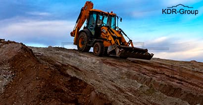 Формирование откосов насыпей